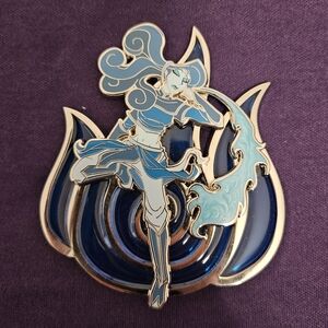 "Fire Bender Megara" Fantasy Pin by Channizard